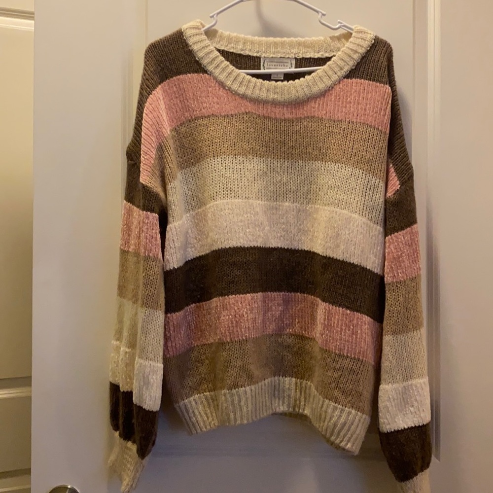 boutique striped sweater